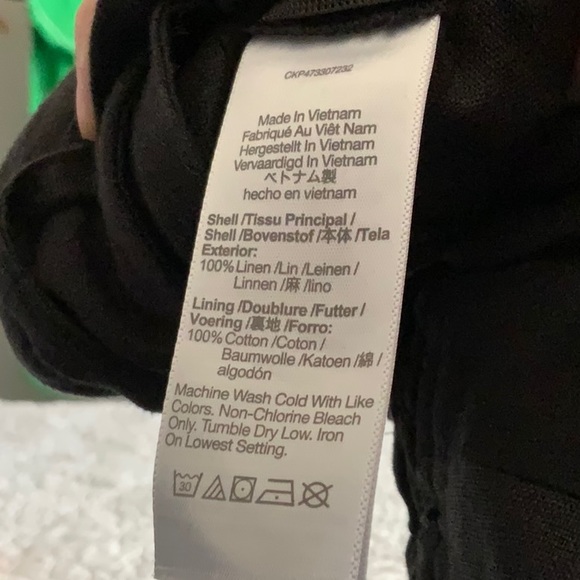 Madewell Black Sleeveless Wide-Leg Linen Jumpsuit 2023 - Picture 9 of 11